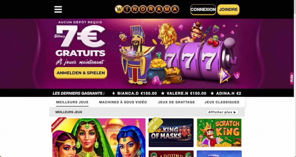 winorama casino avis interface