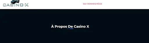 Casino X A propos